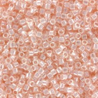 Miyuki delica Beads 11/0 - Transparent pink mist luster DB-1223